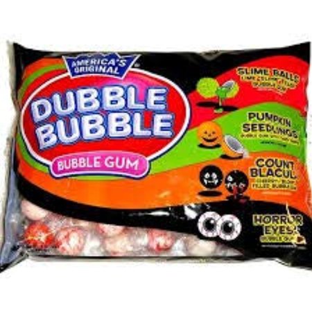 Dubble Bubble Halloween Combo Bubble Gum  12 Ounce Bag