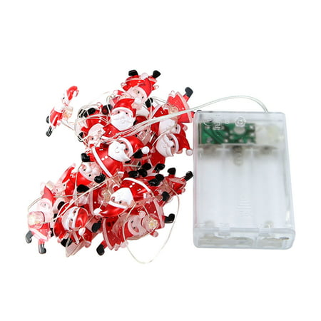 Zpj1#2292 2 Meters Christmas Lights 20 LED Snowflake String Lights Waterproof Lights for Patio Garden Party Home Xmas Decor Z