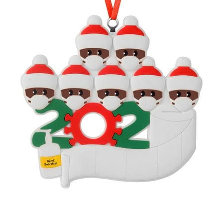 2022 Newest PVC Personalized Survived Family of Ornament 2020 Christmas Holiday Decor LJ-C#6331 PVC Personalized Survived