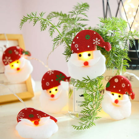 Christmas Santa Claus Copper Wire Lights Home Decoration Christmas Tree Light Strings - 2022 New Toys Christmas Santa Claus W-a#9332