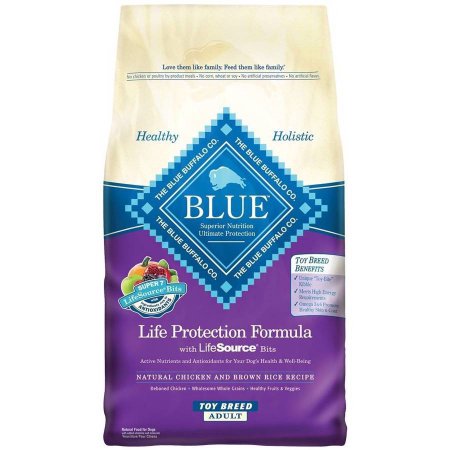 Blue Buffalo Life Protection Formula Chicken & Brown Rice Toy Breed Dry Dog Food, 4 Lbs
