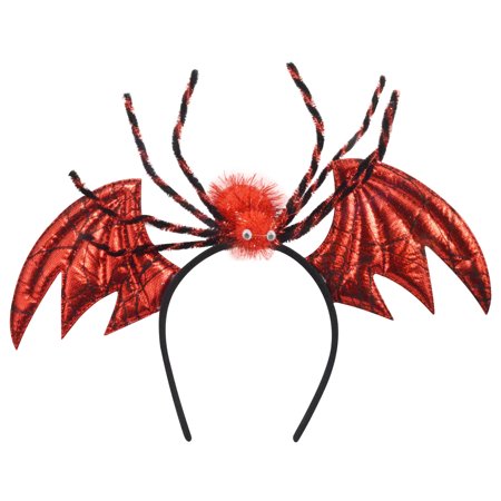 MIANHT Halloween Ghost Face Wing Festive Party Dress up Hair Buckle Winged Spider Headgear - 2022 Halloween Ghost Face S-#6858
