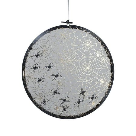 Usupdd Halloween Home Interior Decoration with Bowknots  Diy Embroidery Spider Holiday Usupdd 220804-9306