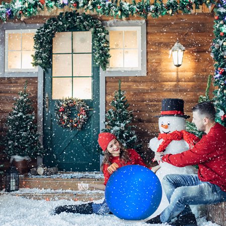 Yrtoes Inflatable Christmas Ornaments Oversized Christmas Ball Ornaments for Xmas Yard Decorations Indoor Outdoor Black Friday Deals 8306