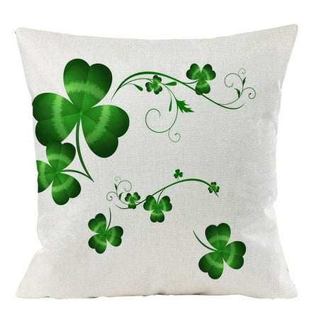 St. Patrick S Day Print Pillow Cases Linen Sofa Cushion Cover Home Decor Pillow - 2022 New Toys St. Patrick S Day a-a#7681