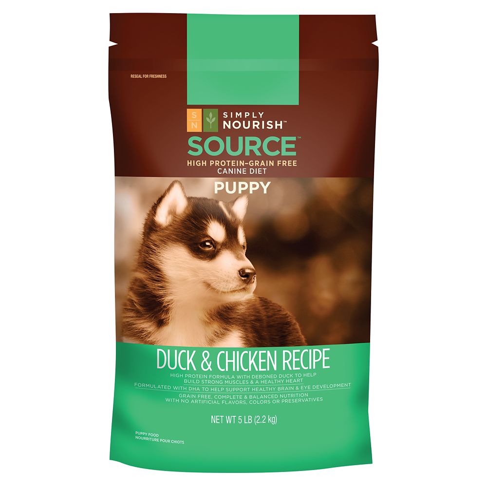 Simply Nourish&reg; Source Puppy Food - Grain Free, High Protein, Duck and Chicken Size: 5 Lb