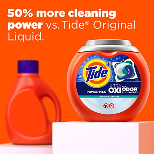 Tide Power PODS Laundry Detergent Soap Pacs with Odor Defense + Oxi  Original Scent  45 Count thumbnail