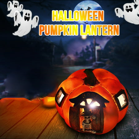 Halloween Lantern Skull Jack-O -Lantern with LED Lights Home Decorations - 2022 New Toys Halloween Lantern W-a#1136
