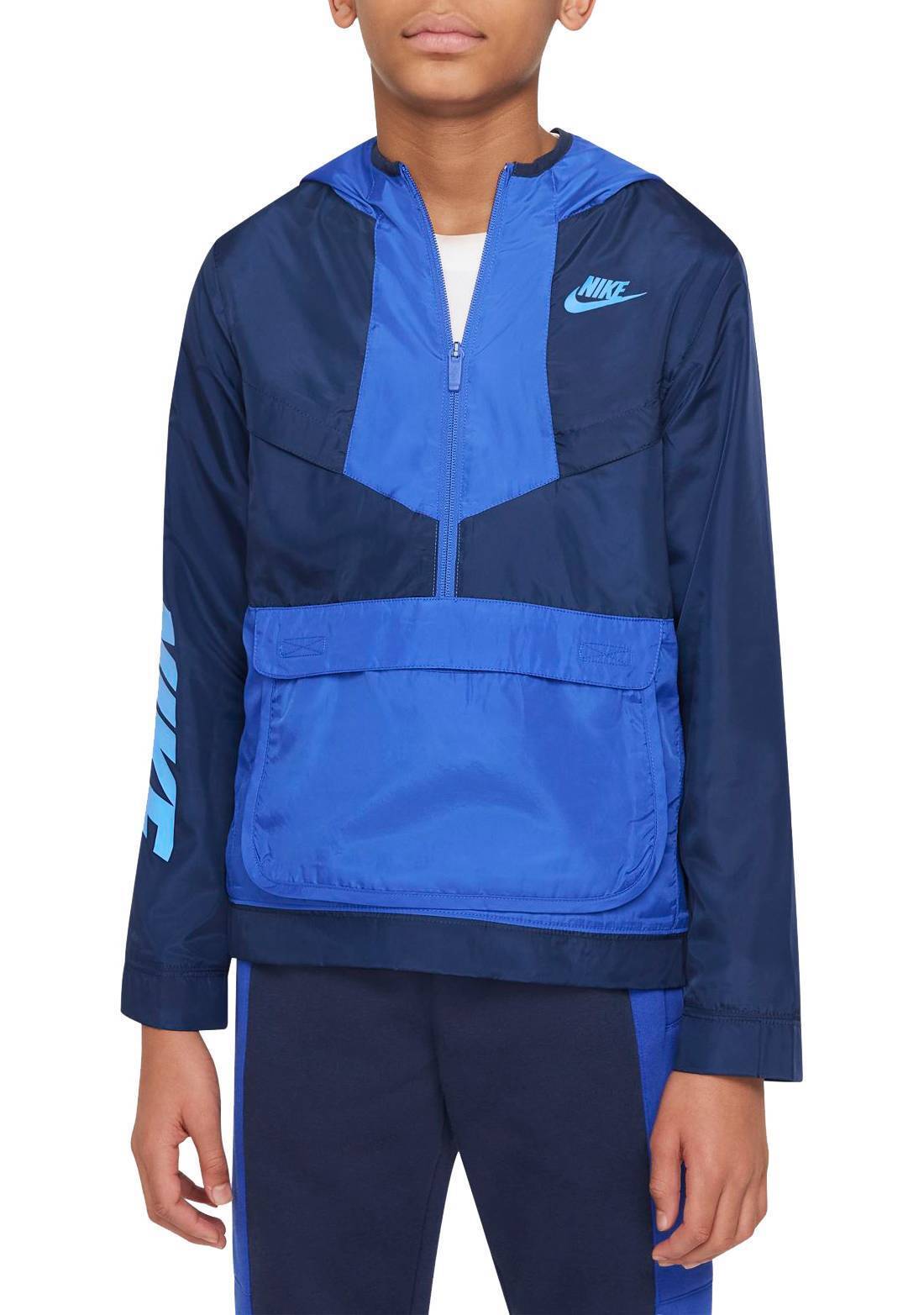 New Nike Boys' Sportswear Windrunner Anorak ½ Zip Jacket Choose Size MSRP $65