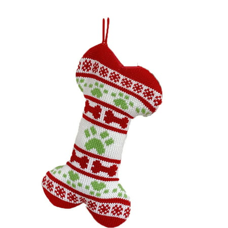 MIANHT New Christmas Pet Stocking Knitting Christmas Decorating Stocking Gift Stocking - 2022 New Christmas Pet P-#9764