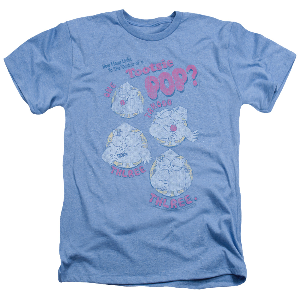Tootsie Roll Chocolate Candy Tootsie Pop How Many Licks Owl Adult Hr Tshirt