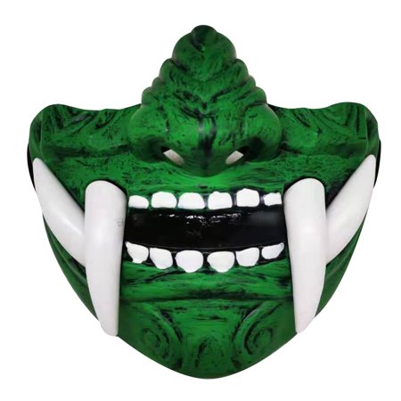 Ghost Half Face Mask Cool Halloween Party Cosplay Masks for Adults - 2022 New Toys Ghost Half Face B#20198