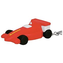 Indy Formula Racecar Style Stress Reliever Key Chain-red-case Pack of 144-promo Item Your Logo Here