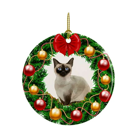 Usupdd New Fashion Orange Cat Sphynx Cat Siamese Cat British Shorthair Christmas Ornament Usupdd WBB220912-5797