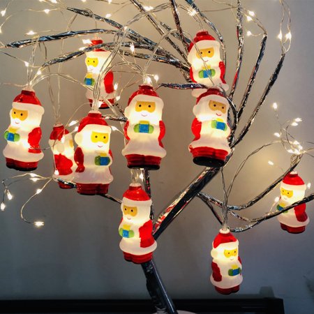 2022 Newest LED Santa Claus Lamp Strings Christmas Tree Holiday Party Decoration Lantern LJ-C#8835 LED Santa Claus