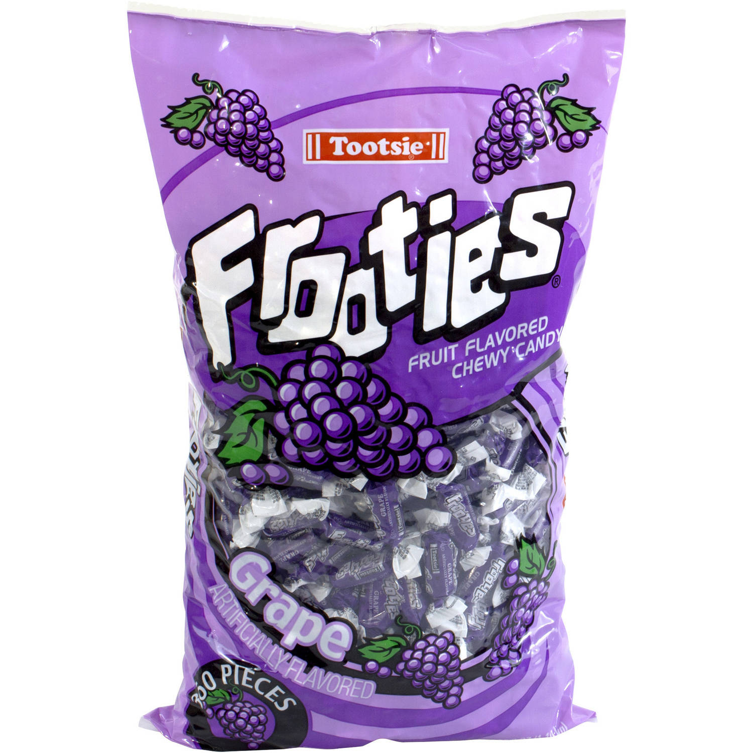 Tootsie Frooties, Grape Fruit Flavored Chewy Candy, 360 Ct