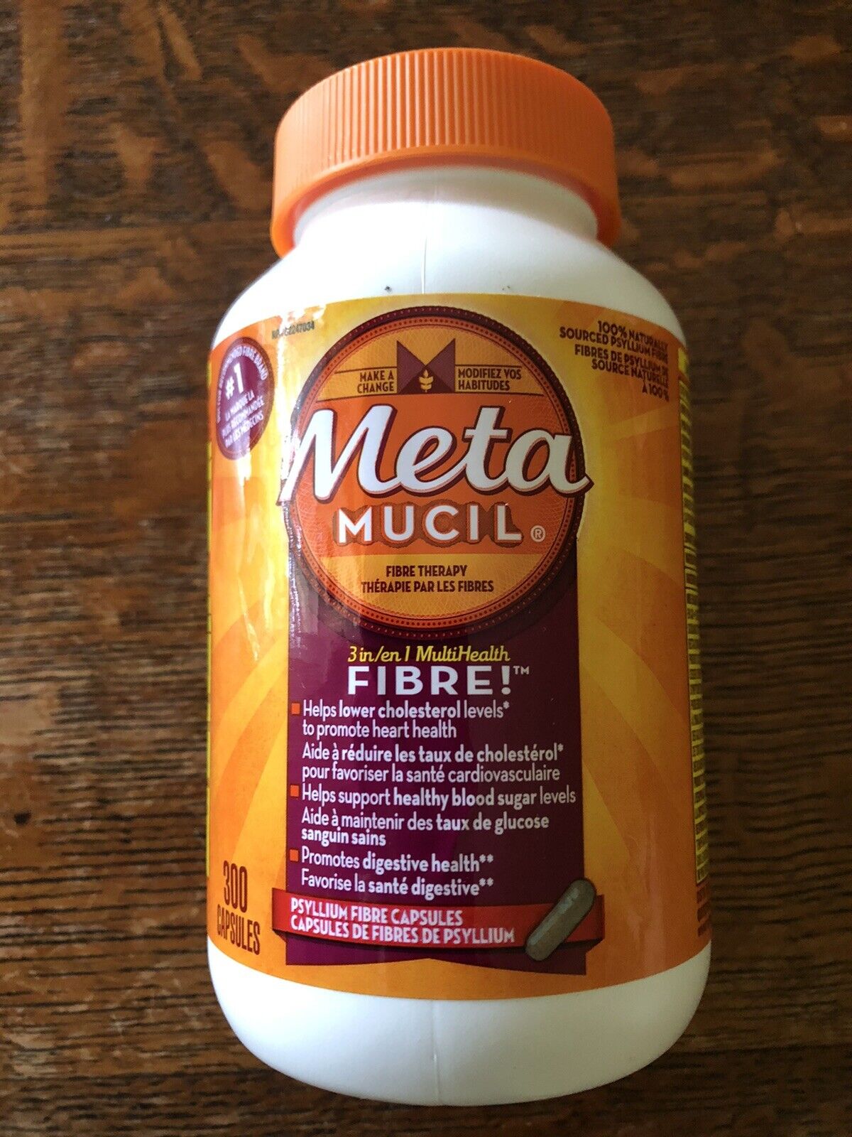 Meta Mucil Fibre - Psyllium Fibre Capsule, 300 Capsules