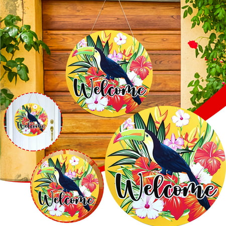 Farmhouse-Decorations-Housewarming-Butterfly Welcome Sign Decorative Home Garden Ljddg#4081 Halloween Decor Farmhouse-Decorations-Housewarming-Butterf