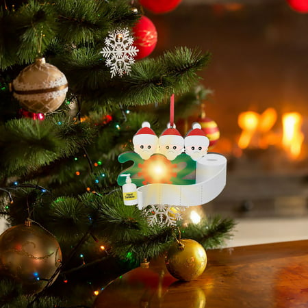 Personalized Survived Family of Ornament 2020 Christmas Holiday LED Light USLJ9-8835 2022 Clearance Clearance Personalized Survived Family