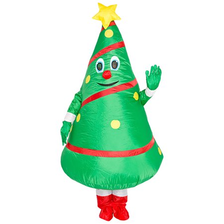 Christmas Tree Cartoon Doll Costume Anime Inflatable Santa Claus Dress up Props - 2022 New Toys Christmas Tree Cartoon B#18988