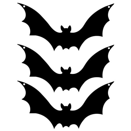 Usupdd Black Scary Bats for Halloween Yard Decoration Party Supplies Decorative Scary UsupddWFF220811-5509
