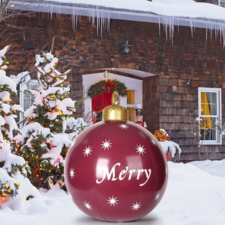 FengLS Outdoor Christmas Inflatable Decorated Ball Giant Christmas Inflatable Ball Christmas Tree Decorations A18-Z#2313 2022 Newest Outdoor Christmas