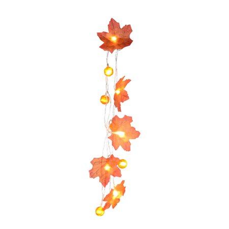 MIANHT Maple Pumpkins Lantern String Halloween Garden Party Room Decoration Lights - 2022 Maple Pumpkins Lantern S-#6051