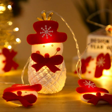 2022 Newest Christmas Santa Claus Copper Wire Lights Home Decoration Christmas Tree Light Strings LJ-C#9598 Christmas Santa Claus
