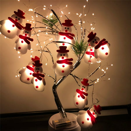 DDgui Fashion New LED Christmas Snowman Strings Christmas Tree Holiday Party Decoration Lantern DDgui220929-8306