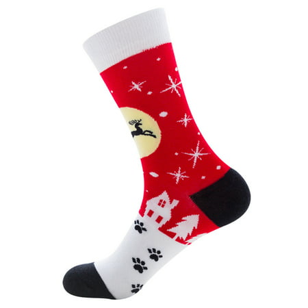MIANHT Neutral Christmas Socks Santa Claus Socks Elk Stockings Gift - 2022 Neutral Christmas Socks R-#5499