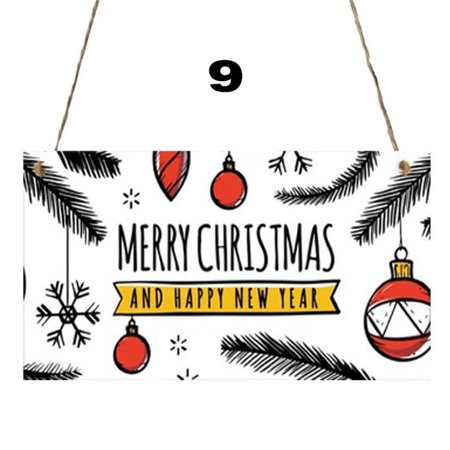 Wooden Shaped Embellishments Hanging Ornaments for Christmas Decoration USLJ9-8994 2022 Clearance Halloween Decor Wooden Shaped Embellishments