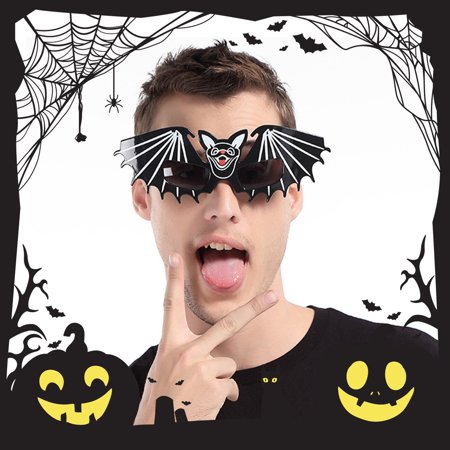 DDgui New Upgraded Halloween Decoration Glasses Creative Bat Funny Glasses Gift Ornament Scary Prop DDgui LBB220923-7786