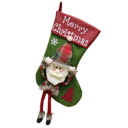 MIANHT Candy Bag Christmas Gifts Tree Ornament Stocking Santa Claus Snowman Sock Decor - 2022 Candy Bag Christmas L-#7751