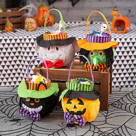 Usupdd Halloween Kids Doll Candy Sweet Jar Box Children Storage Cans Party House Decor Usupdd WDD220816-4722