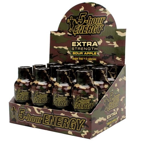 5-hour ENERGY� Shot  Extra Strength  Sour Apple  1.93 Oz  12 Count