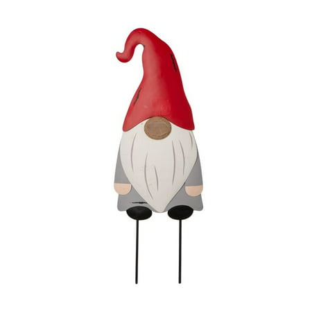 Usupdd Metal Christmas Yard Sign Metal Decoration Garden Courtyard Gnome Planting Ornaments WAA220811-5509