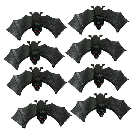 Usupdd Halloween Bats Hanging Rubber Vampires for Halloween Party Fools Day Haunted House Decor WAA220811-4081