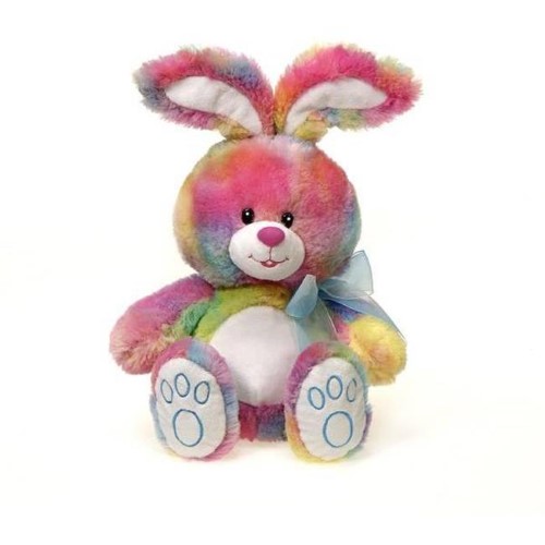 Ddi 1946864 11 in. Promo Rainbow Bunny Toy (pack of 12)