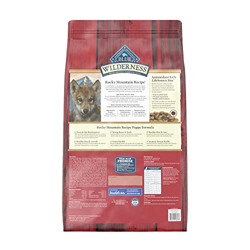 Blue Buffalo Wilderness Rocky Mountain Recipe Dry Puppy Food  Red Meat & Grains  28-lb thumbnail