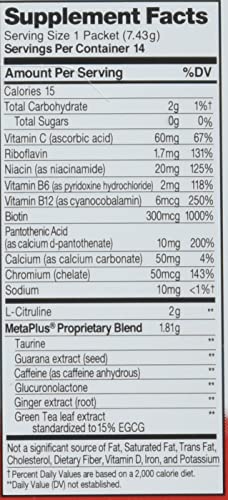 CELSIUS HEAT on-the-Go Performance Energy Powder Sticks, Strawberry Mango Master Case , 14 Count ( Pack of 6 ) thumbnail