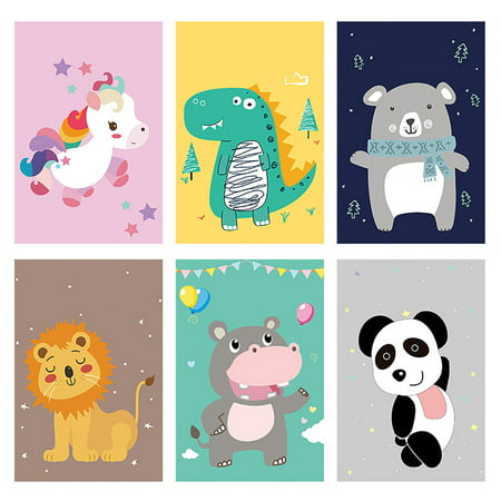 MIANHT Animal Education Thanks Cards Unique Assorted Birthday Greeting Cards for Kids - 2022 Fashion Animal Education Thanks D-#7681