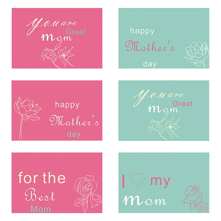 Zpj1#3619 Creative Mother S Day Greeting Card Carnation Pattern Card Gift for Mother Z#3619 YH1