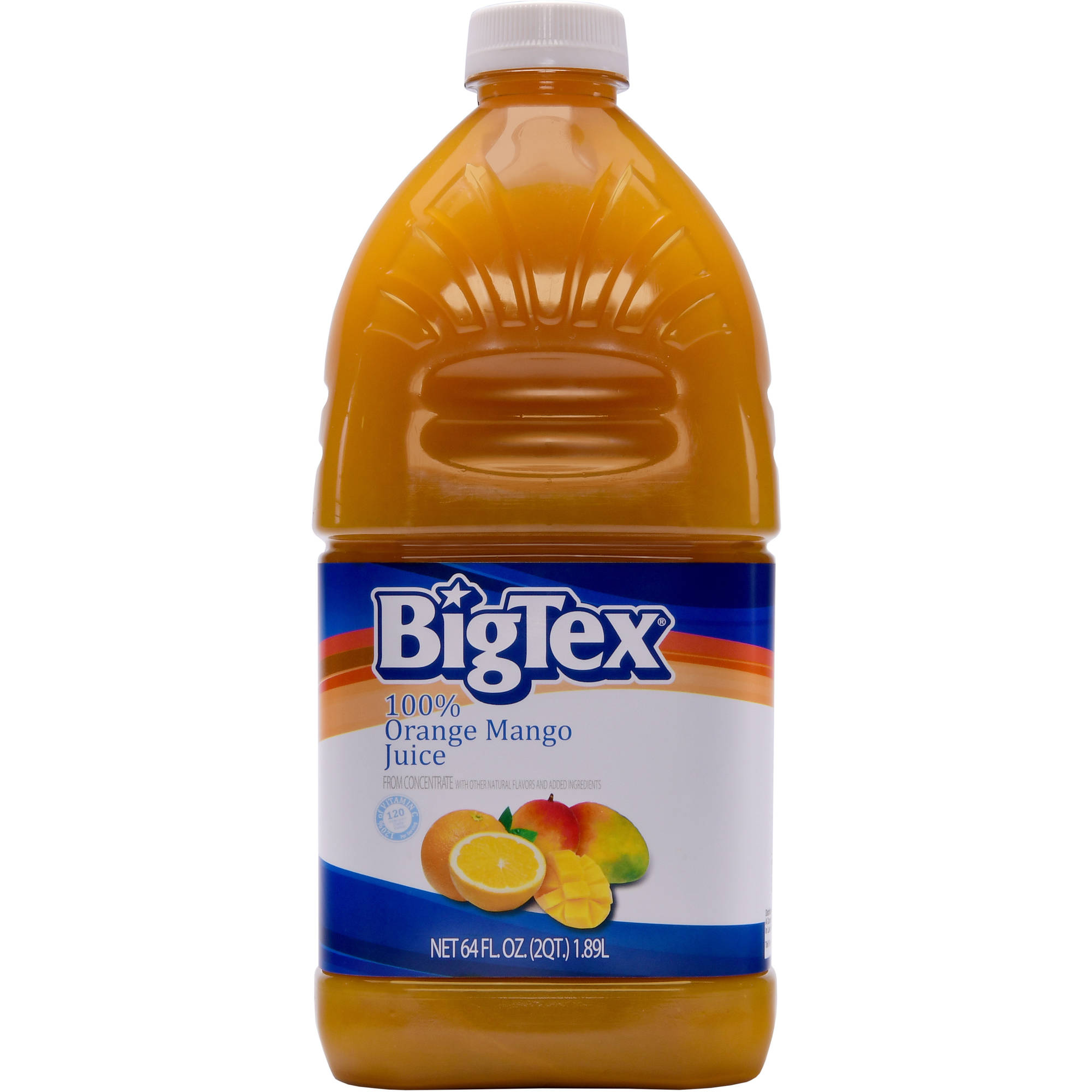 BigTex 100% Orange Mango Juice, 64 Fl. Oz.