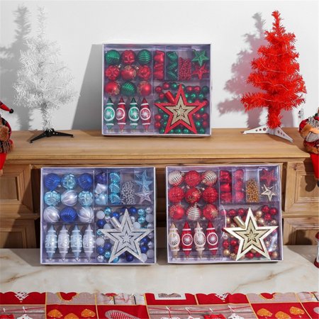 Christmas Tree Xmas Balls Decorations Baubles Party Wedding Ornament Gifts 08HWC15A#8835 2022 the Hot Christmas Tree Xmas