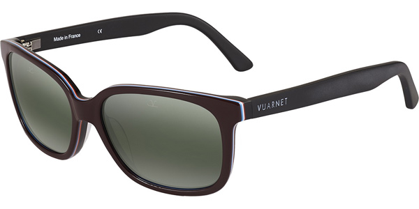 Vuarnet VL1302 0003 1136 Men's Sunglasses Burgundy Size 53