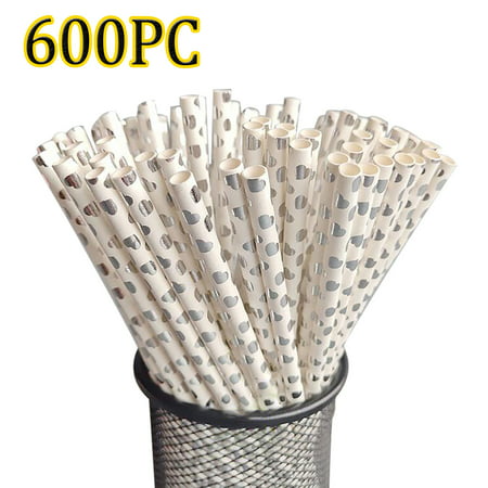 Usupdd Disposable Independent Packaging Coffee Plastic Double Hole Straw (600pc) Usupdd WEE220816-9332