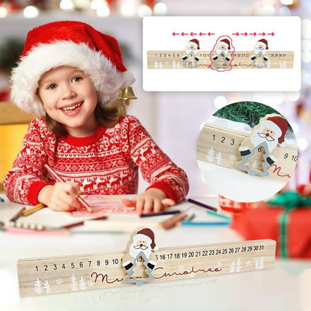 Miximx Christmas Calendar Ornament Santa Claus Countdown Calendar Decorations Party - Gifts Ltz MiximxChristmas Calendar Ornament a-a#9318