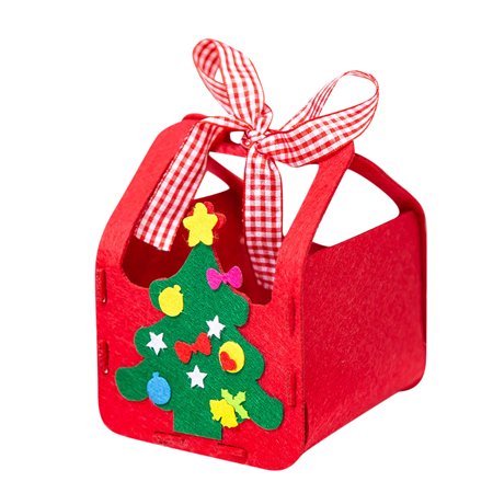 MIANHT Christmas Handmade DIY Non-woven Gift Bag Material Package Children S Apple Bag Safe Candy Bag - 2022 Christmas Handmade DIY E-#5797