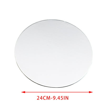 Fiudx Thickened Round Birthday Cake Bottom Support Textureless Cake Box Bottom Support Pad Baking West Point Cardboard Support 3439