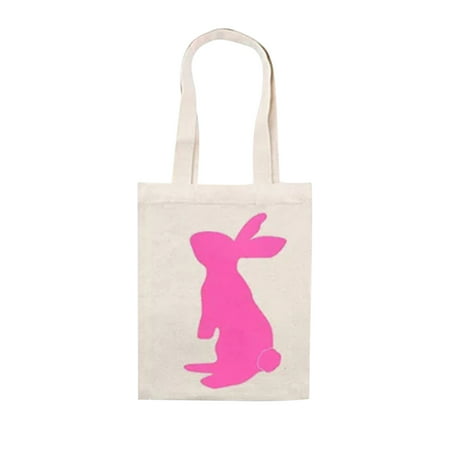 Adorable Easter Bunny Cloth Bag Tote Handheld Holiday Gift Bag Uscallm 2022 New Home Products #5797